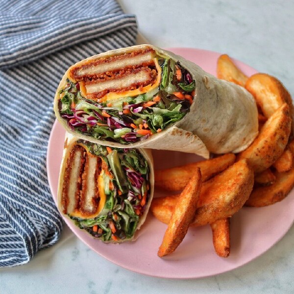 schnitzel wrap